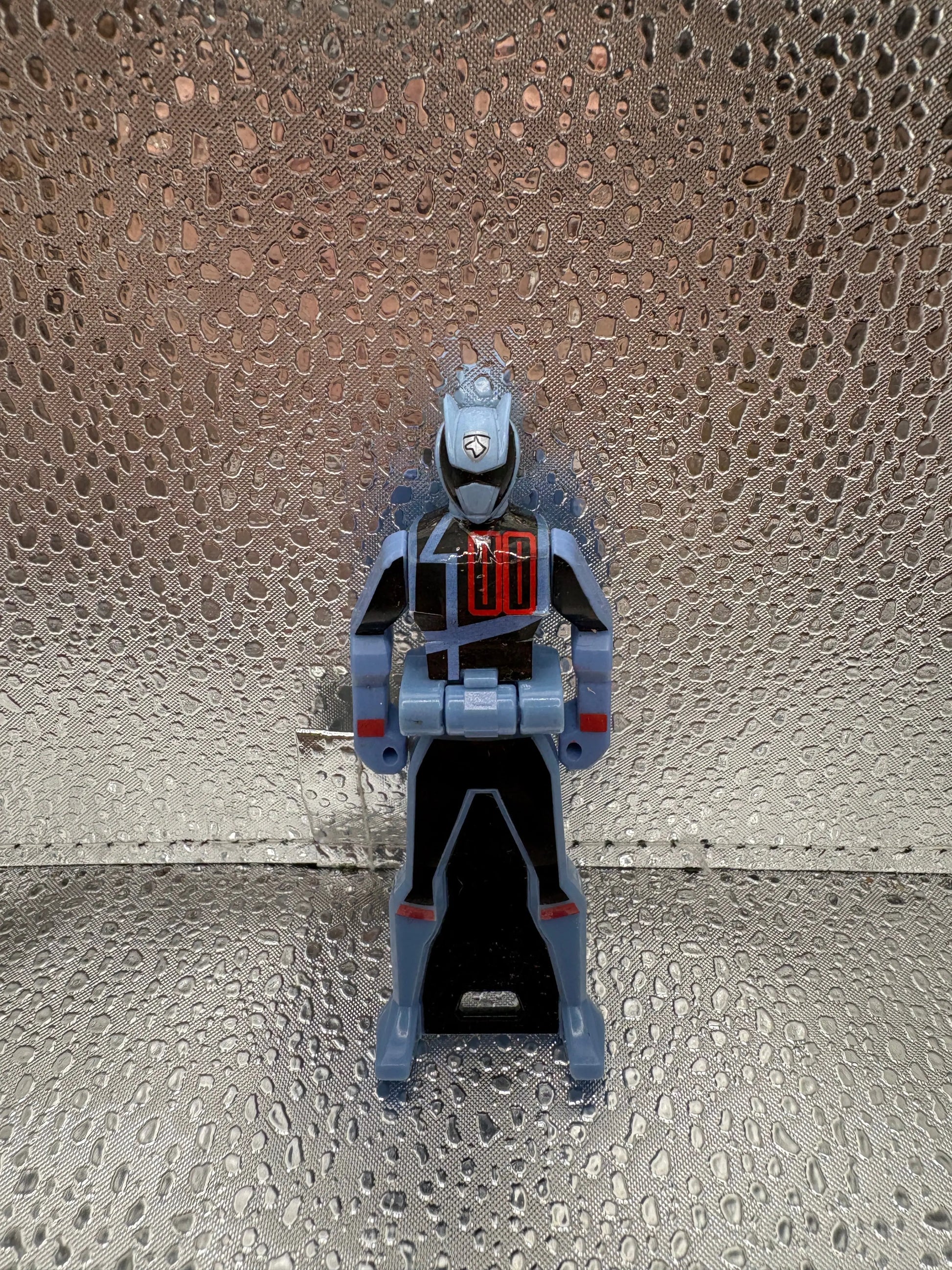 Power Rangers Dekarangers 3" Deka Master Blue Ranger Key Bandai Candy Toy (2) FRENLY BRICKS - Open 7 Days