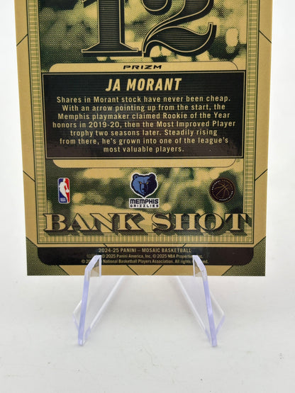 2024-25 Panini Mosaic Basketball - Ja Morant Bank Shot Pink /149 FRENLY BRICKS - Open 7 Days