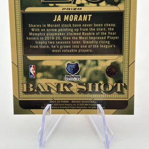 2024-25 Panini Mosaic Basketball - Ja Morant Bank Shot Pink /149 FRENLY BRICKS - Open 7 Days