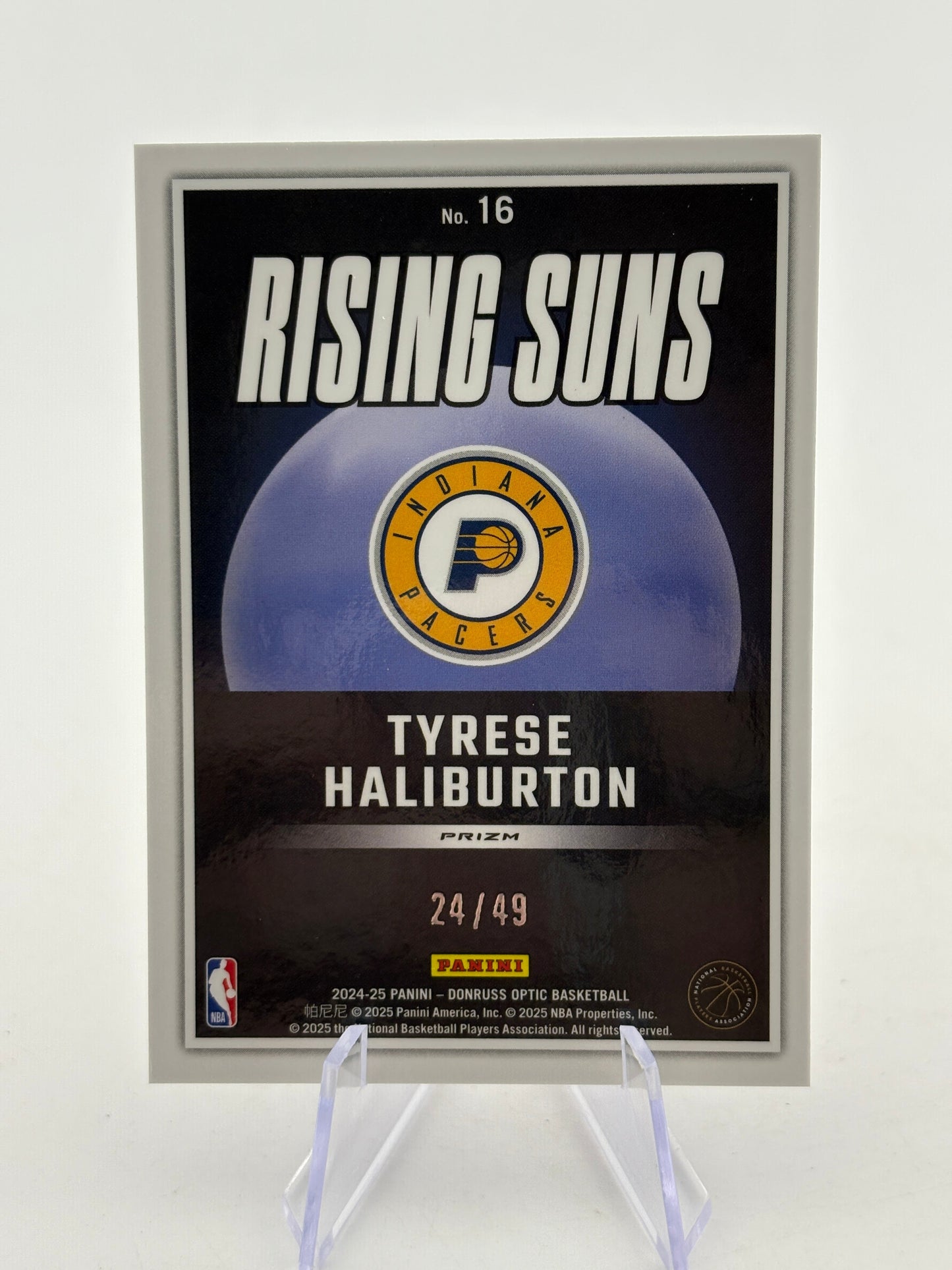 2024-25 Panini Donruss Optic Basketball - Rising Suns Tyrese Haliburton /49 FRENLY BRICKS - Open 7 Days