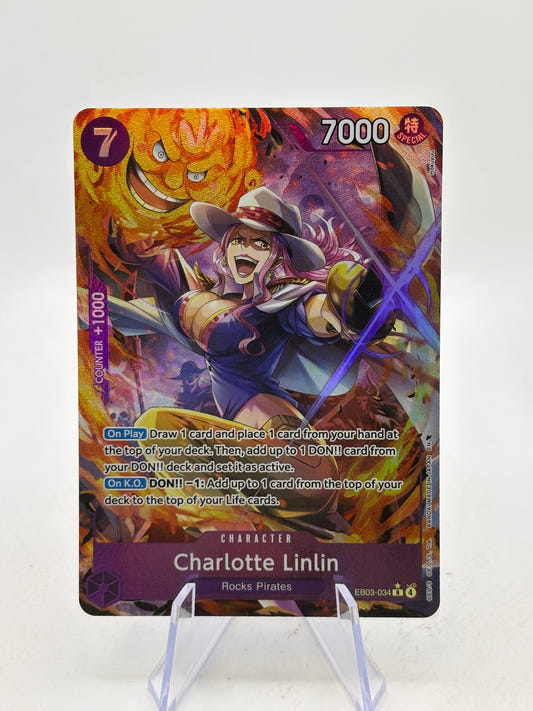 One Piece TCG EB03 - Charlotte Linlin EB03-034 R* Alt Art NM
