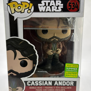 Funko POP! Star Wars #534 Cassian Andor 2022 Summer Convention FRENLY BRICKS - Open 7 Days