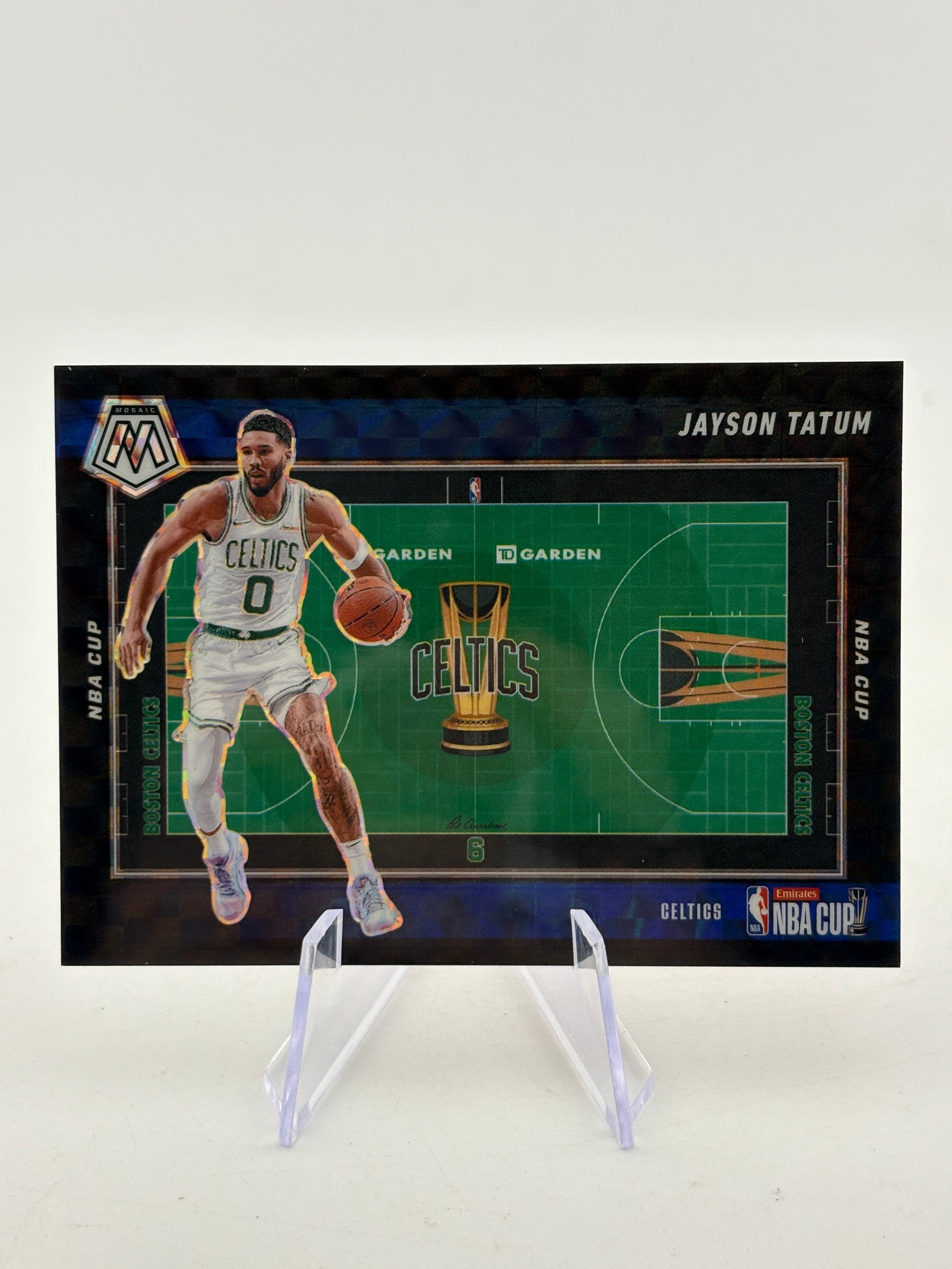 2024-25 Panini Mosaic NBA Cup Mosaic Prizm SP Jayson Tatum #23 Celtics FRENLY BRICKS - Open 7 Days image 1