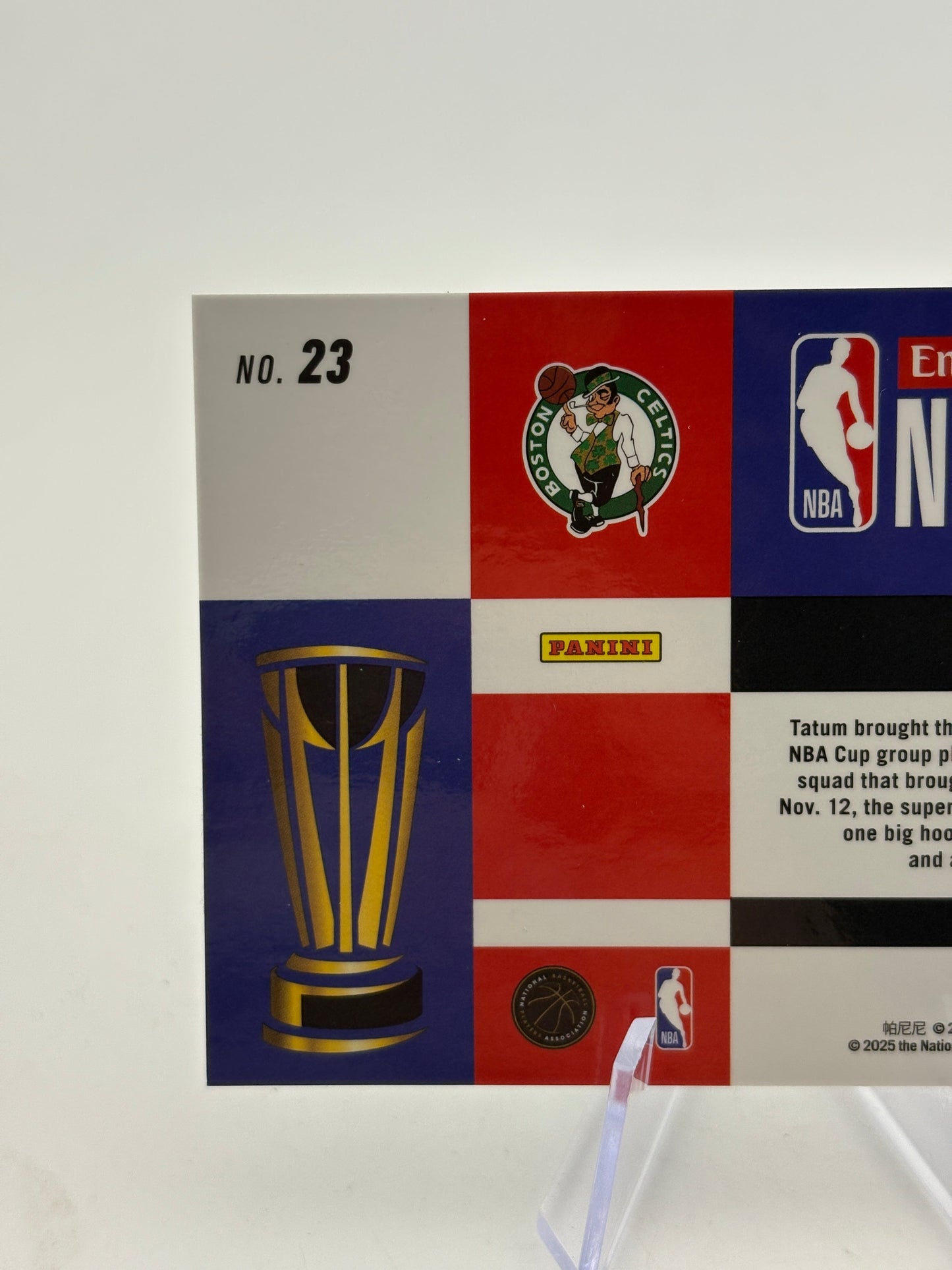 2024-25 Panini Mosaic NBA Cup Mosaic Prizm SP Jayson Tatum #23 Celtics FRENLY BRICKS - Open 7 Days