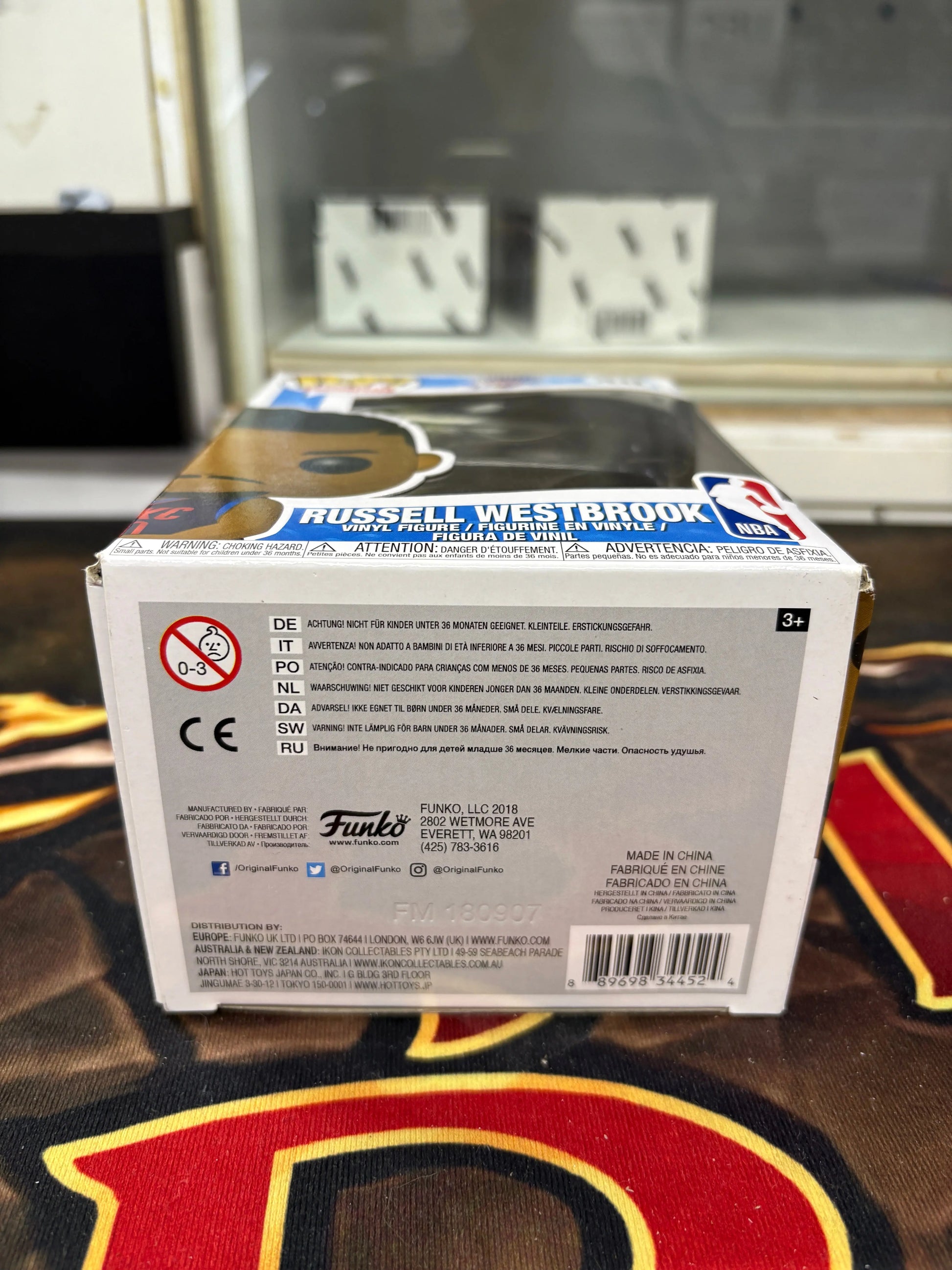 Funko Pop! NBA Russell Westbrook #40 Oklahoma City Thunder Retired FRENLY BRICKS - Open 7 Days