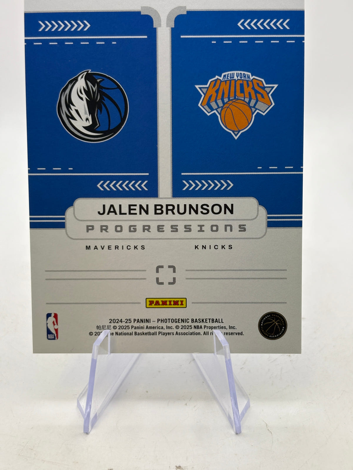 2024-25 Panini Photogrenic Basketball #3 Jalen Brunson Progressions 15/75 image 4