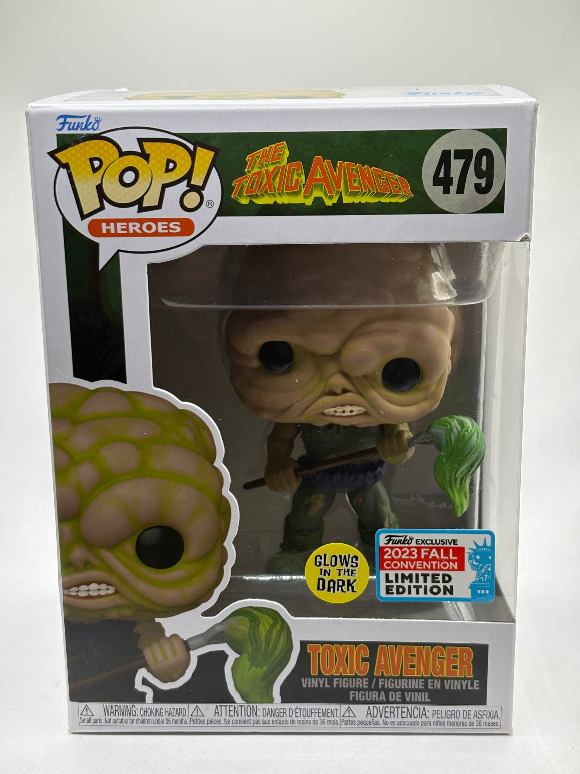 Funko POP! Heroes The Toxic Avenger #479 Toxic Avenger 2023 Fall Convention image 1