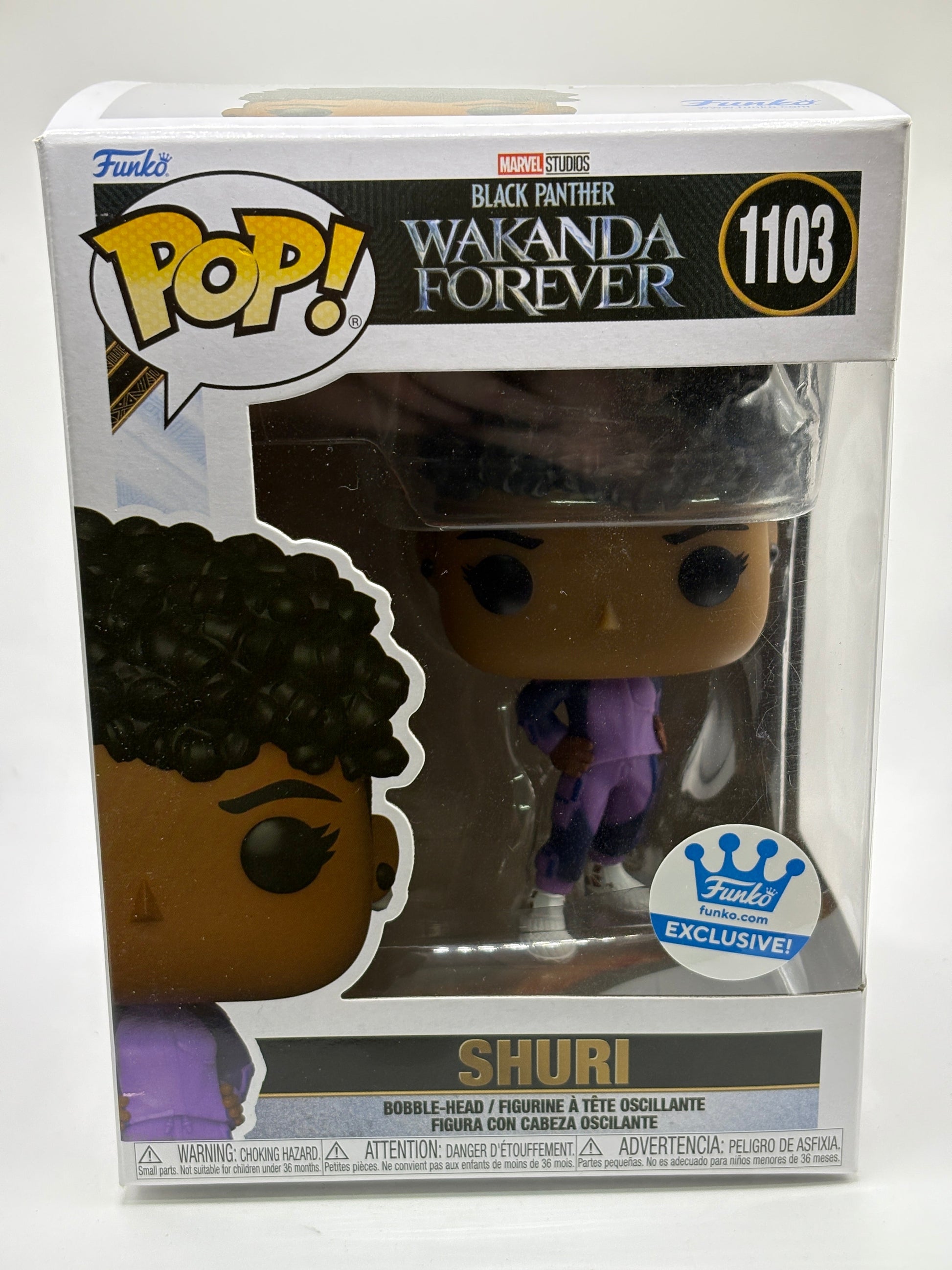 Funko POP! Marvel Black Panther #1103 Shuri funko.com Exclusive FRENLY BRICKS - Open 7 Days