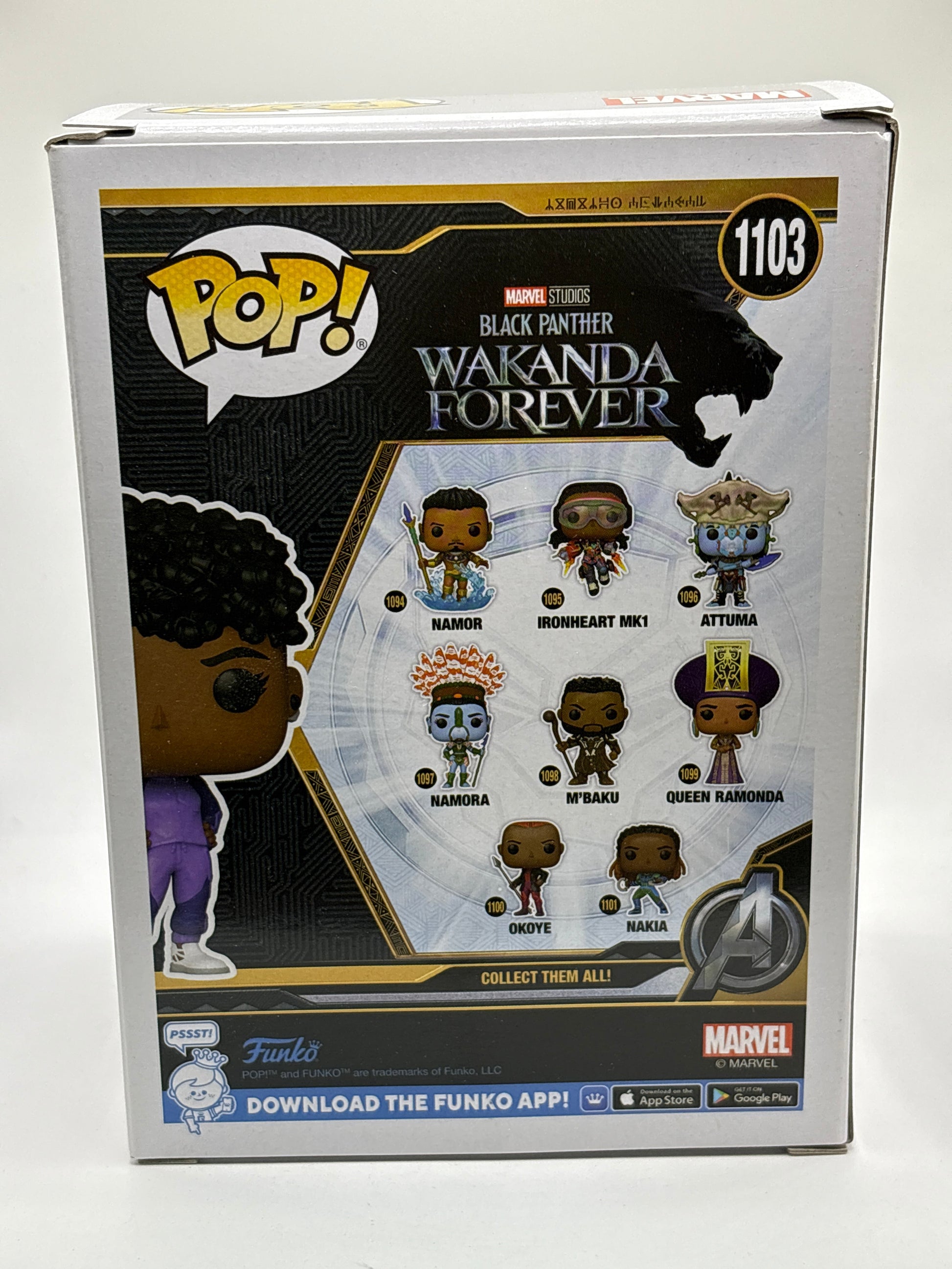 Funko POP! Marvel Black Panther #1103 Shuri funko.com Exclusive FRENLY BRICKS - Open 7 Days