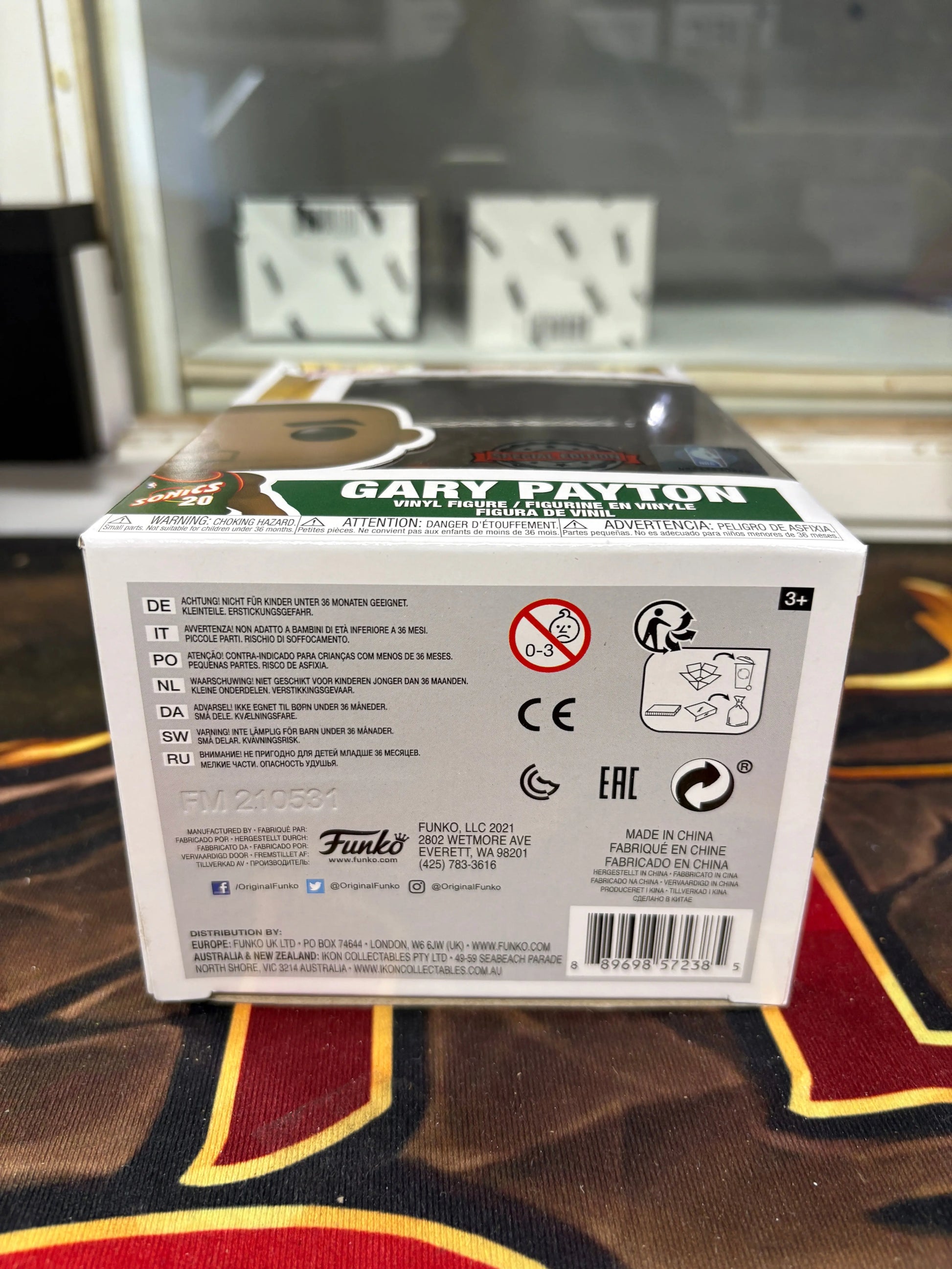 Funko POP! Basketball Sonics #116 Gary Payton SE FRENLY BRICKS - Open 7 Days