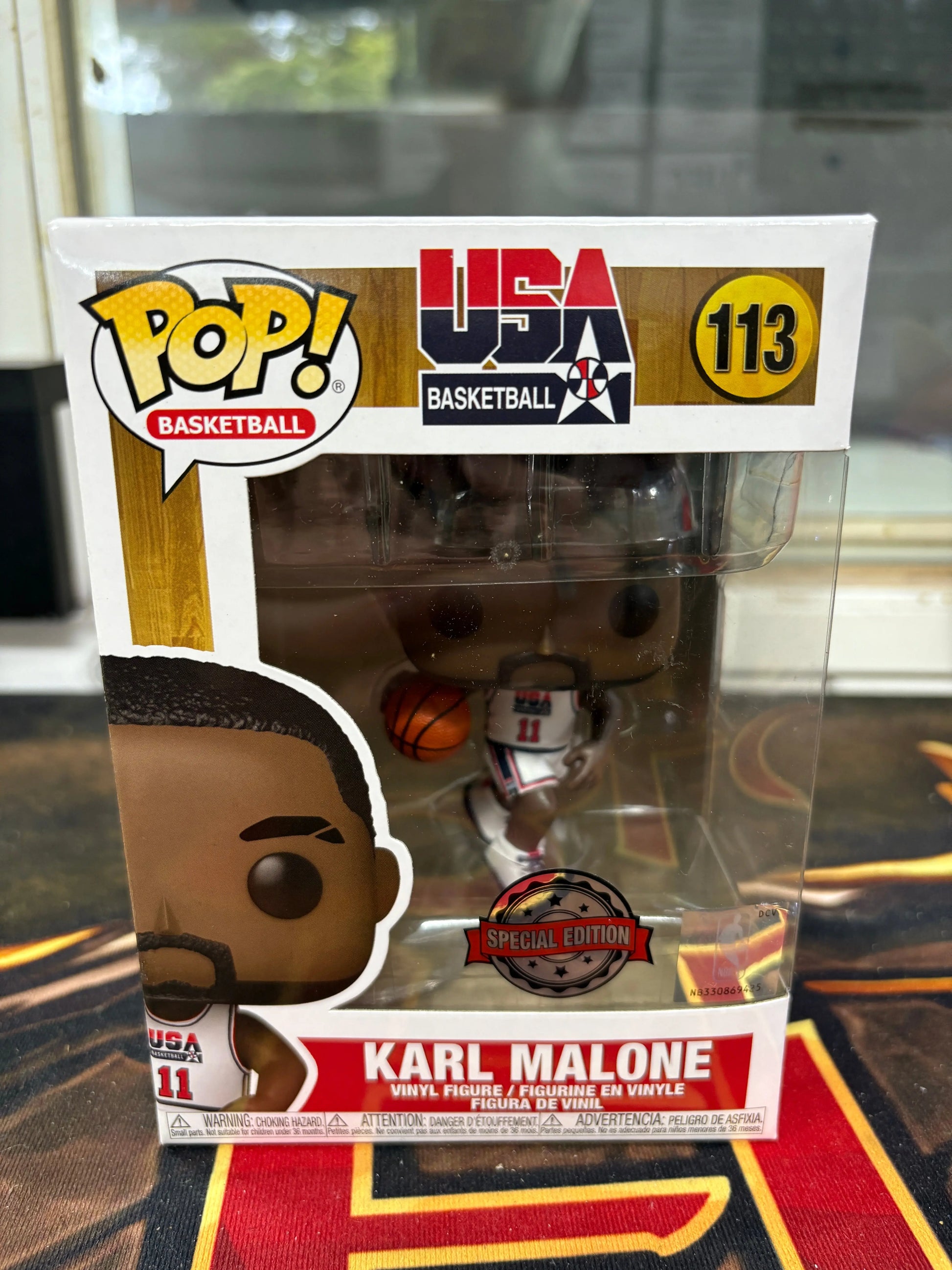 Funko POP! Basketball USA Basketball #113 Karl Malone SE FRENLY BRICKS - Open 7 Days