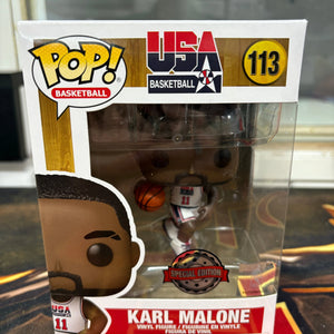 Funko POP! Basketball USA Basketball #113 Karl Malone SE FRENLY BRICKS - Open 7 Days