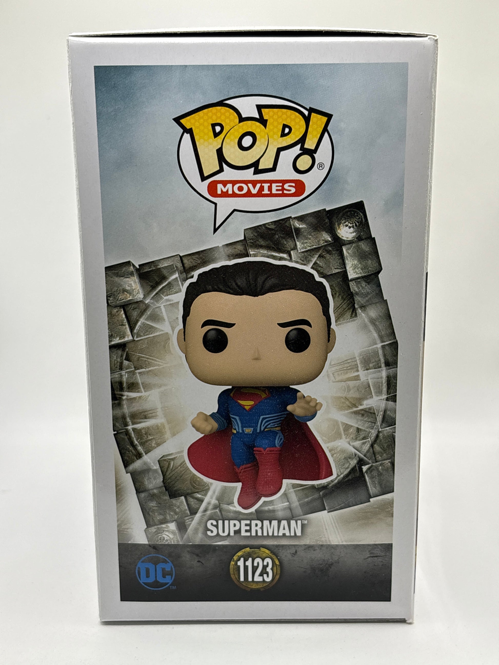 Funko POP! Movies DC Justice League #1123 Superman Special Edition FRENLY BRICKS - Open 7 Days