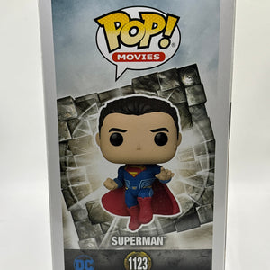 Funko POP! Movies DC Justice League #1123 Superman Special Edition FRENLY BRICKS - Open 7 Days