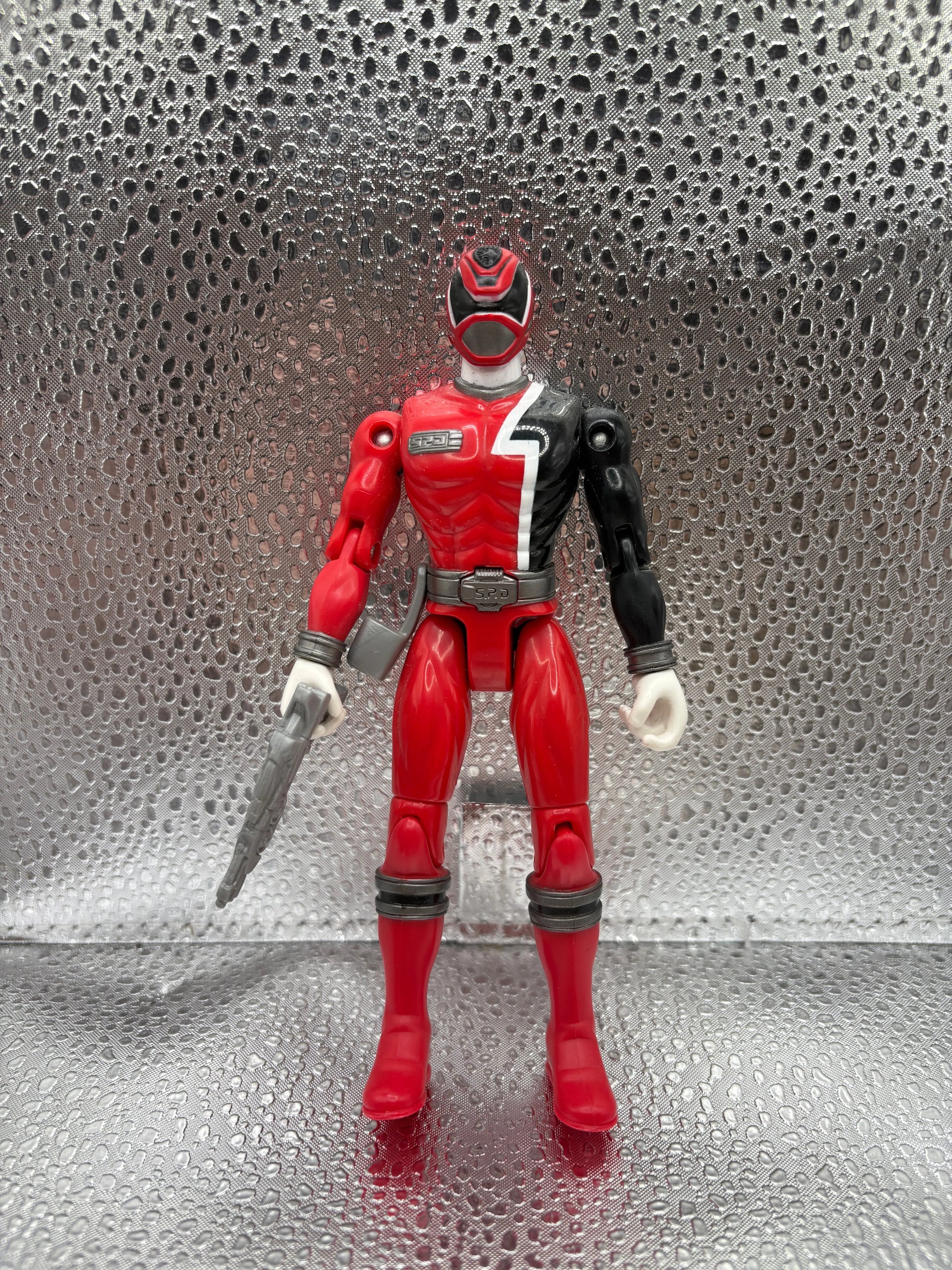 Bandai 2005 POWER RANGERS SPD Red Ranger - 13cm Action Figure FRENLY BRICKS - Open 7 Days