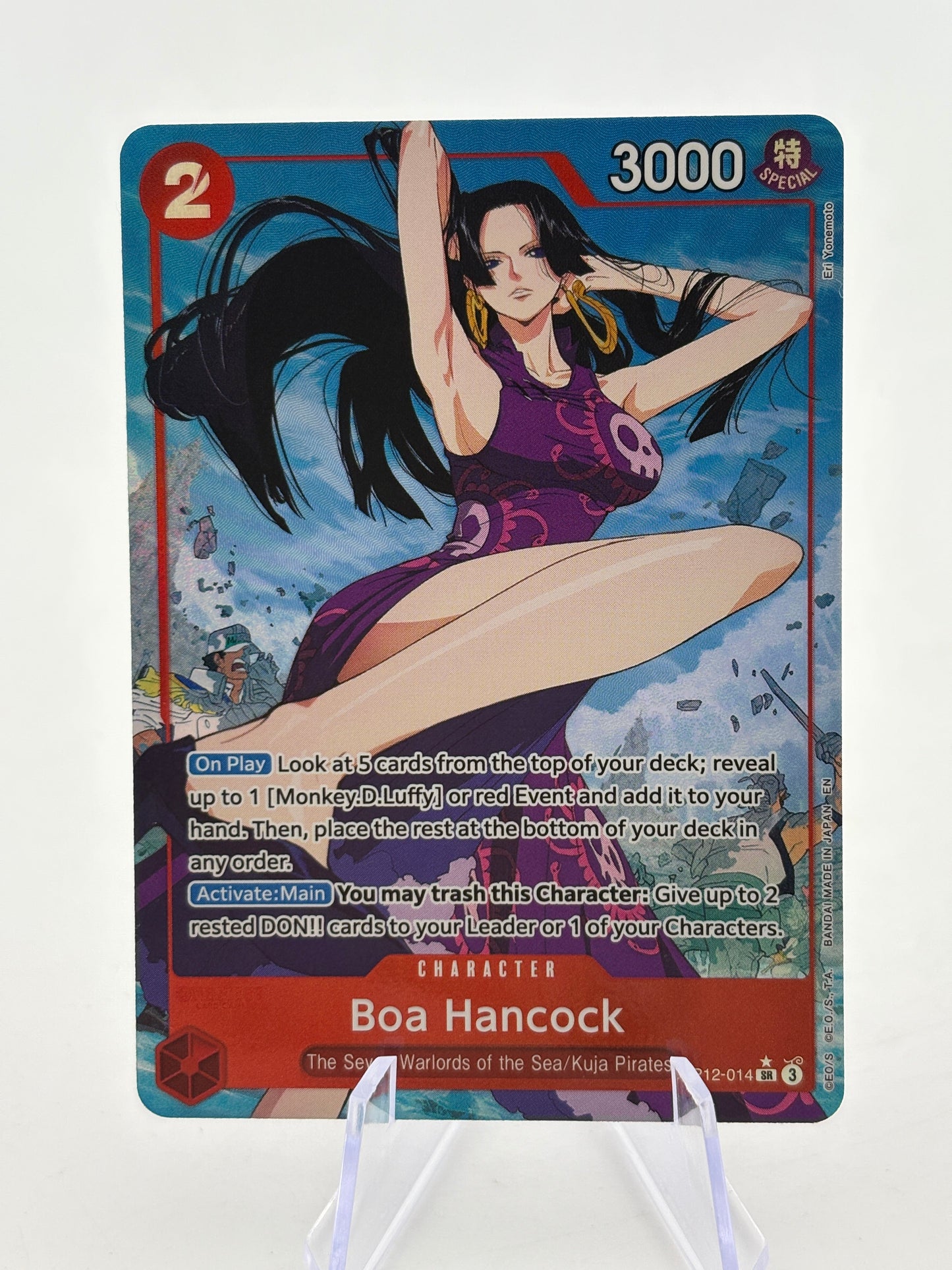 One Piece TCG OP12 - Boa Hancock OP12-014 SR Alternate Art NM FRENLY BRICKS - Open 7 Days