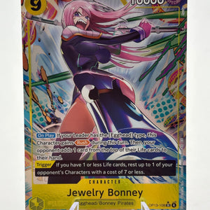One Piece TCG OP13 - Jewlery Bonney OP13-108 SR* Alternate Art NM FRENLY BRICKS - Open 7 Days
