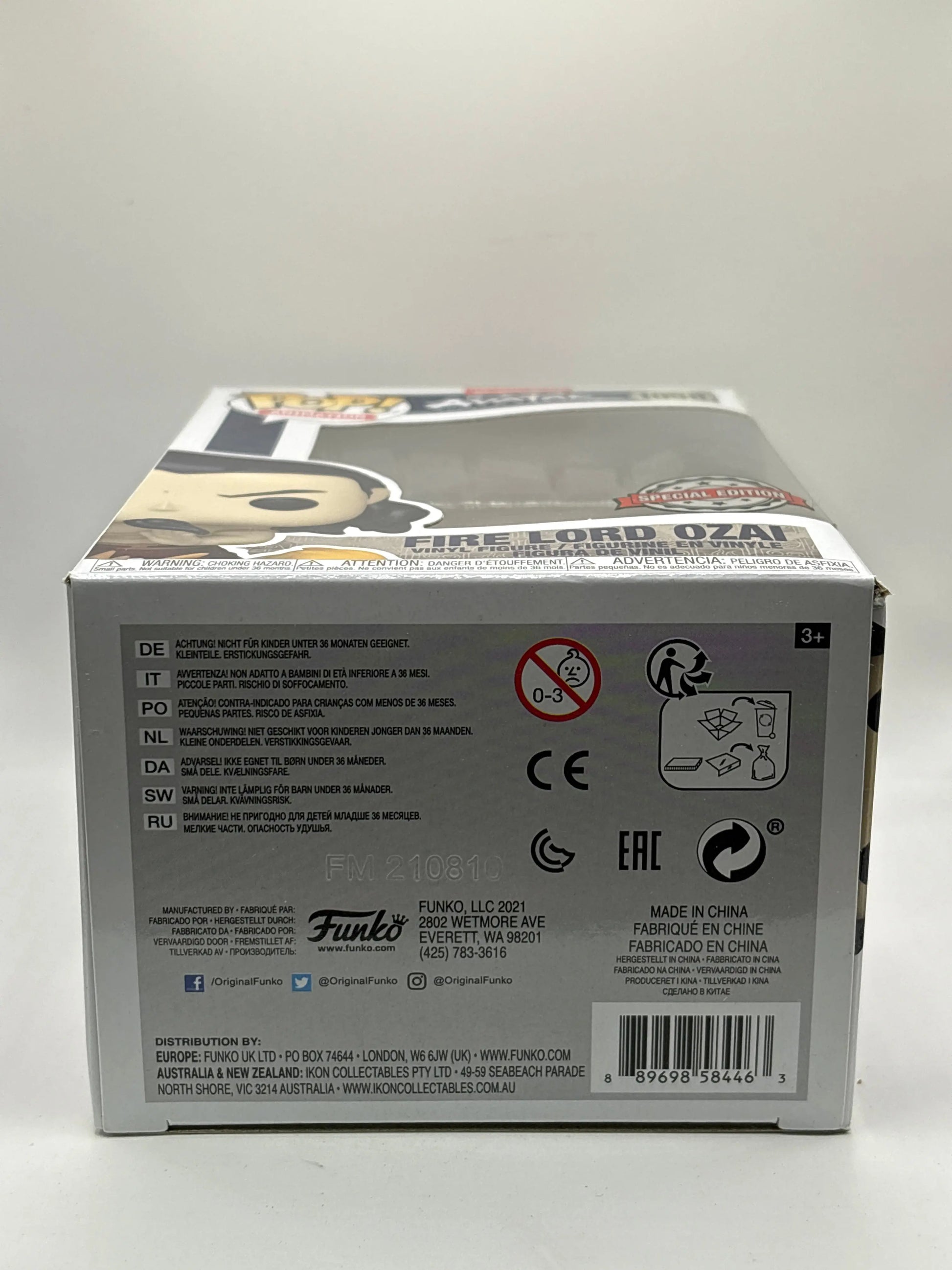 Funko POP! Animation Avatar The Last Airbender #1058 Fire Lord Ozai Special Edition FRENLY BRICKS - Open 7 Days