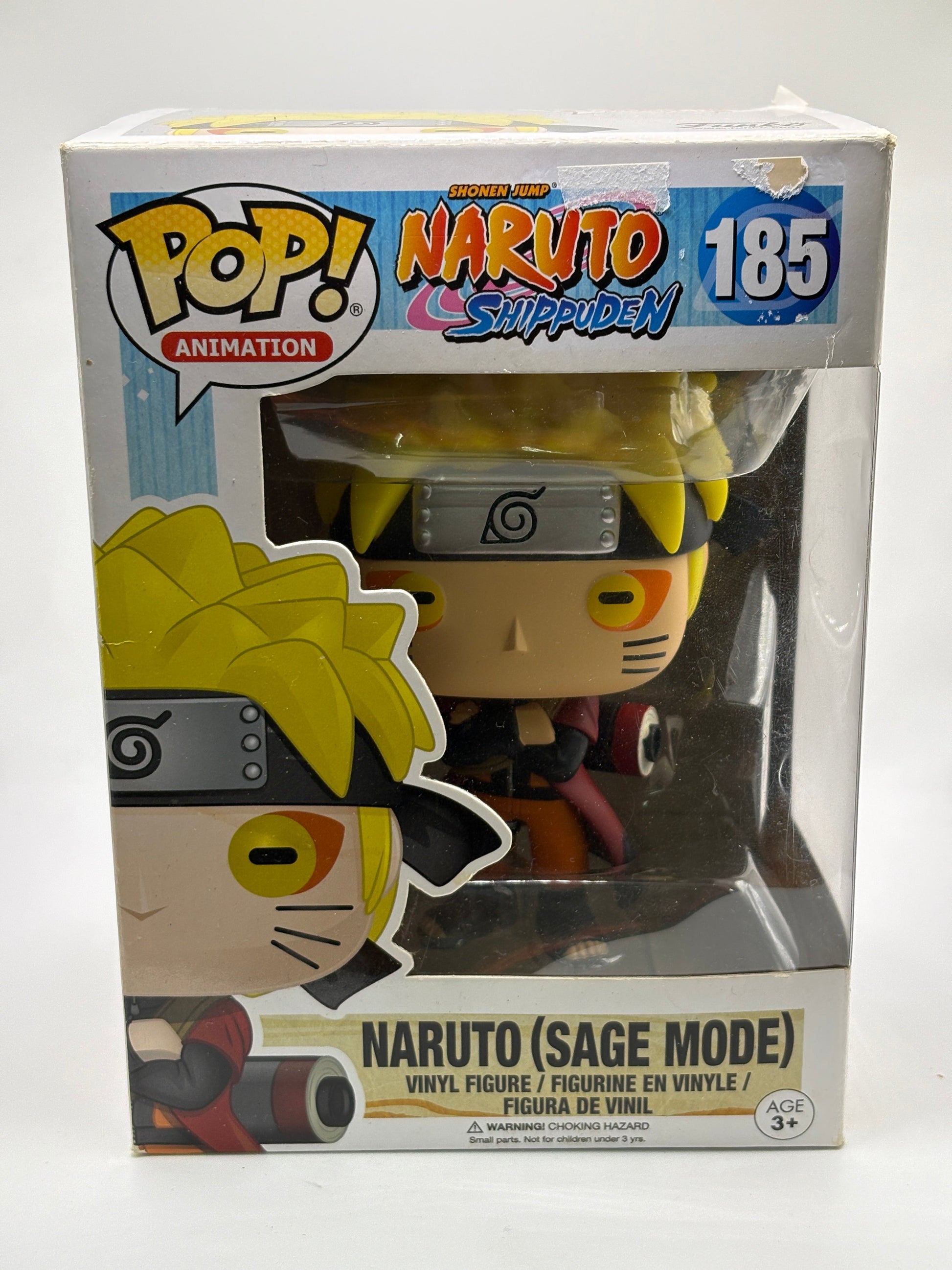 Funko POP! Animation Naruto Shippuden #185 Naruto Sage Mode Box Damage FRENLY BRICKS - Open 7 Days