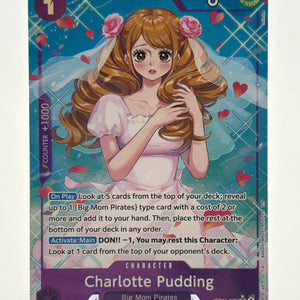 One Piece TCG OP11 - Charlotte Pudding OP11-070 SR* Alternate Art NM FRENLY BRICKS - Open 7 Days