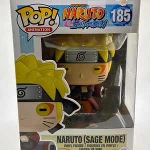 Funko POP! Animation Naruto Shippuden #185 Naruto Sage Mode Box Damage FRENLY BRICKS - Open 7 Days