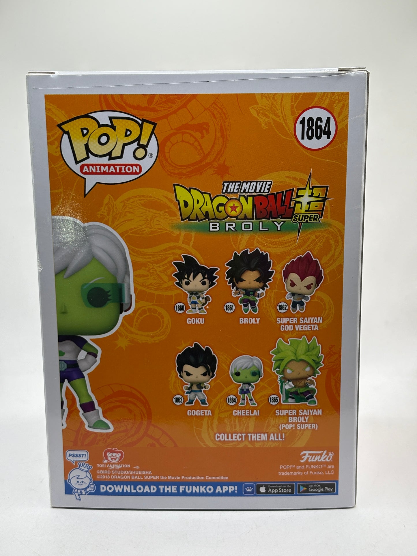 Funko POP! Animation Dragon Ball Super Broly #1864 Cheelai Vinyl Figure