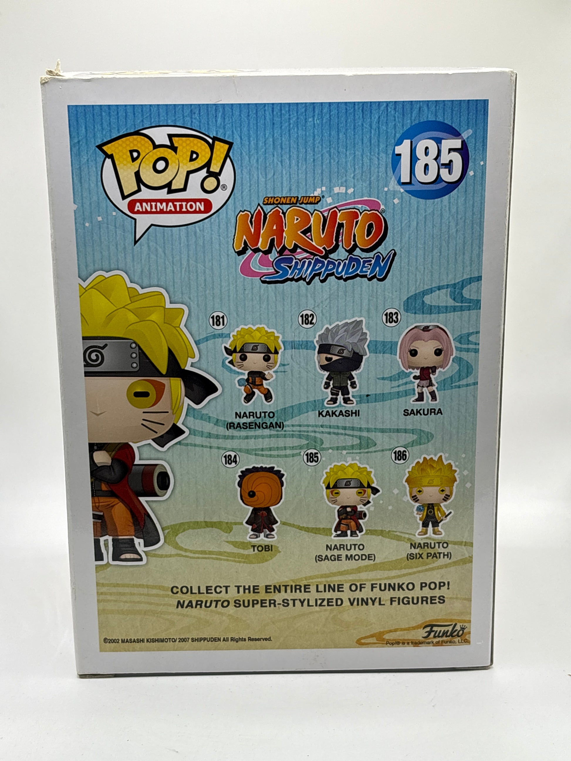 Funko POP! Animation Naruto Shippuden #185 Naruto Sage Mode Box Damage FRENLY BRICKS - Open 7 Days