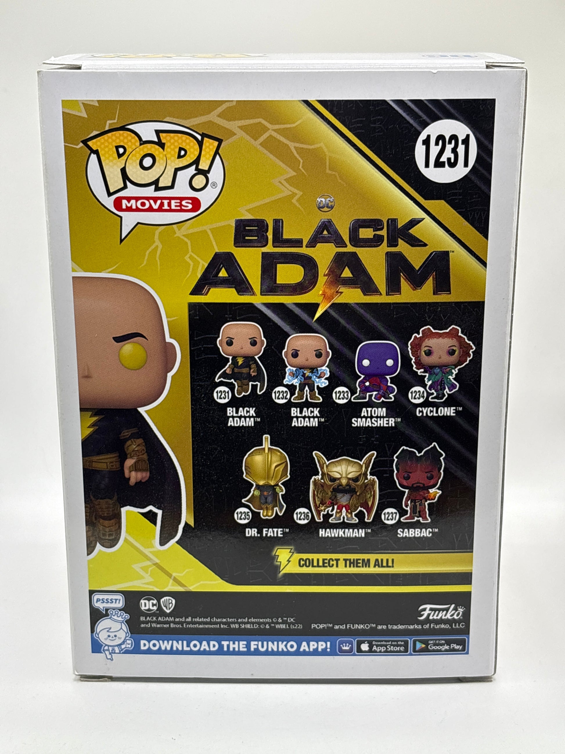 Funko POP! Movies Black Adam #1231 Black Adam Glow Special Edition FRENLY BRICKS - Open 7 Days
