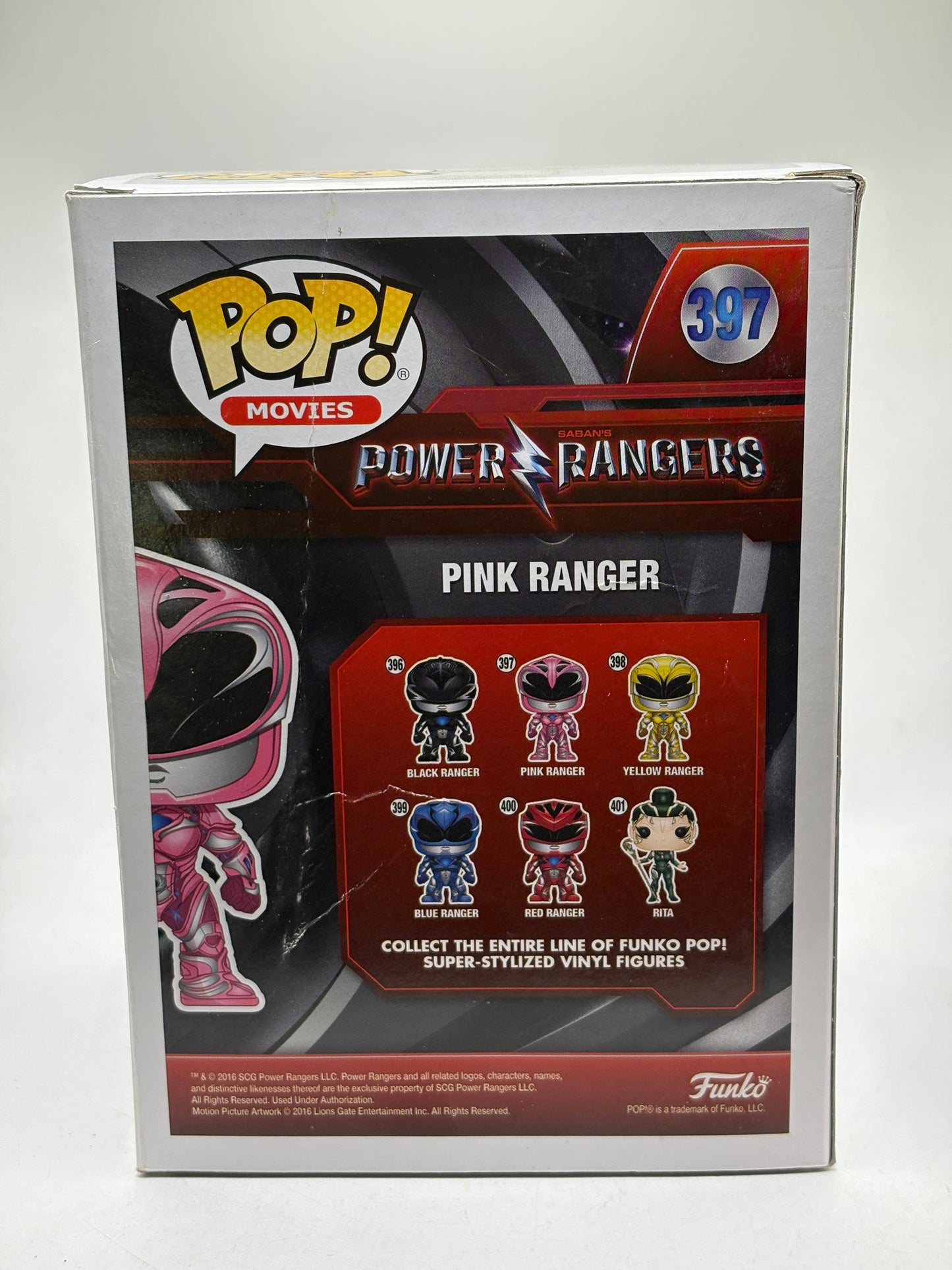 Funko POP! Movies Power Rangers #397 Pink Ranger *Box Damage*