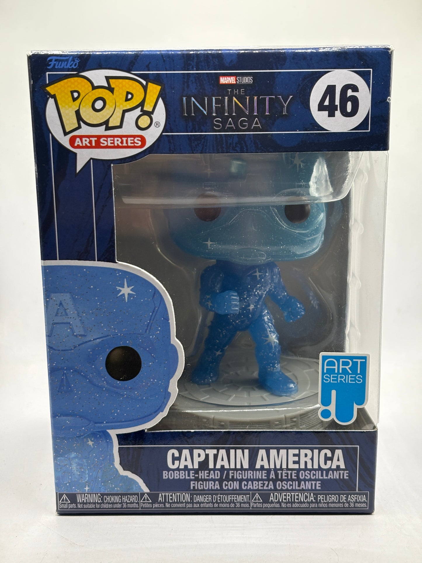 Funko POP! Art Series Infinity Saga #46 Captain America Bobble-Head