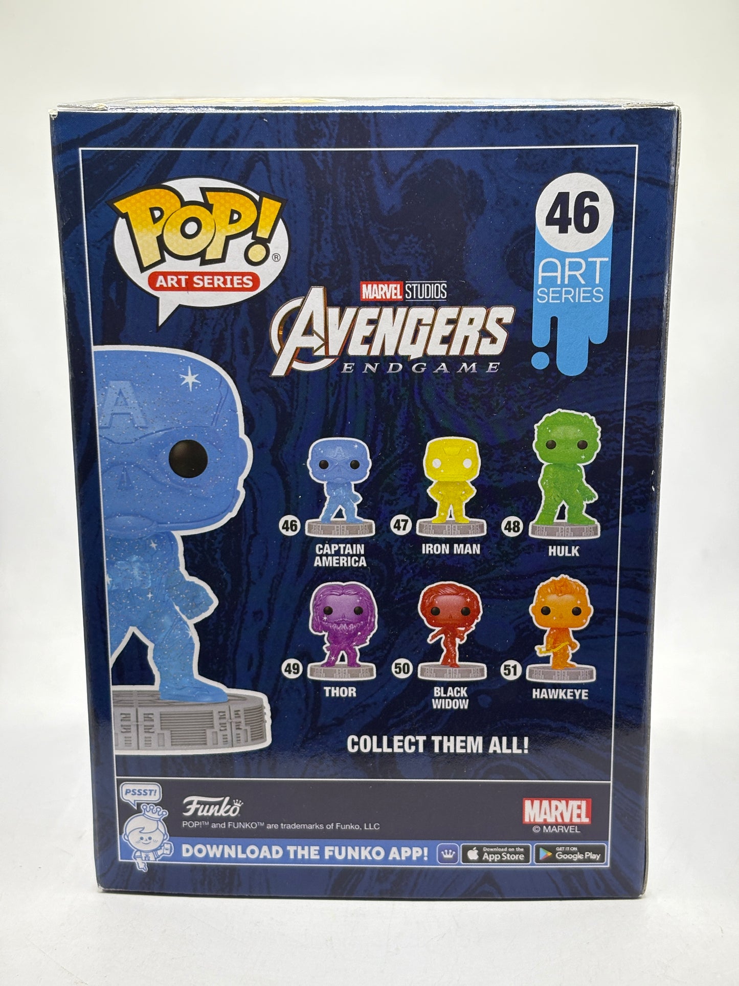 Funko POP! Art Series Infinity Saga #46 Captain America Bobble-Head