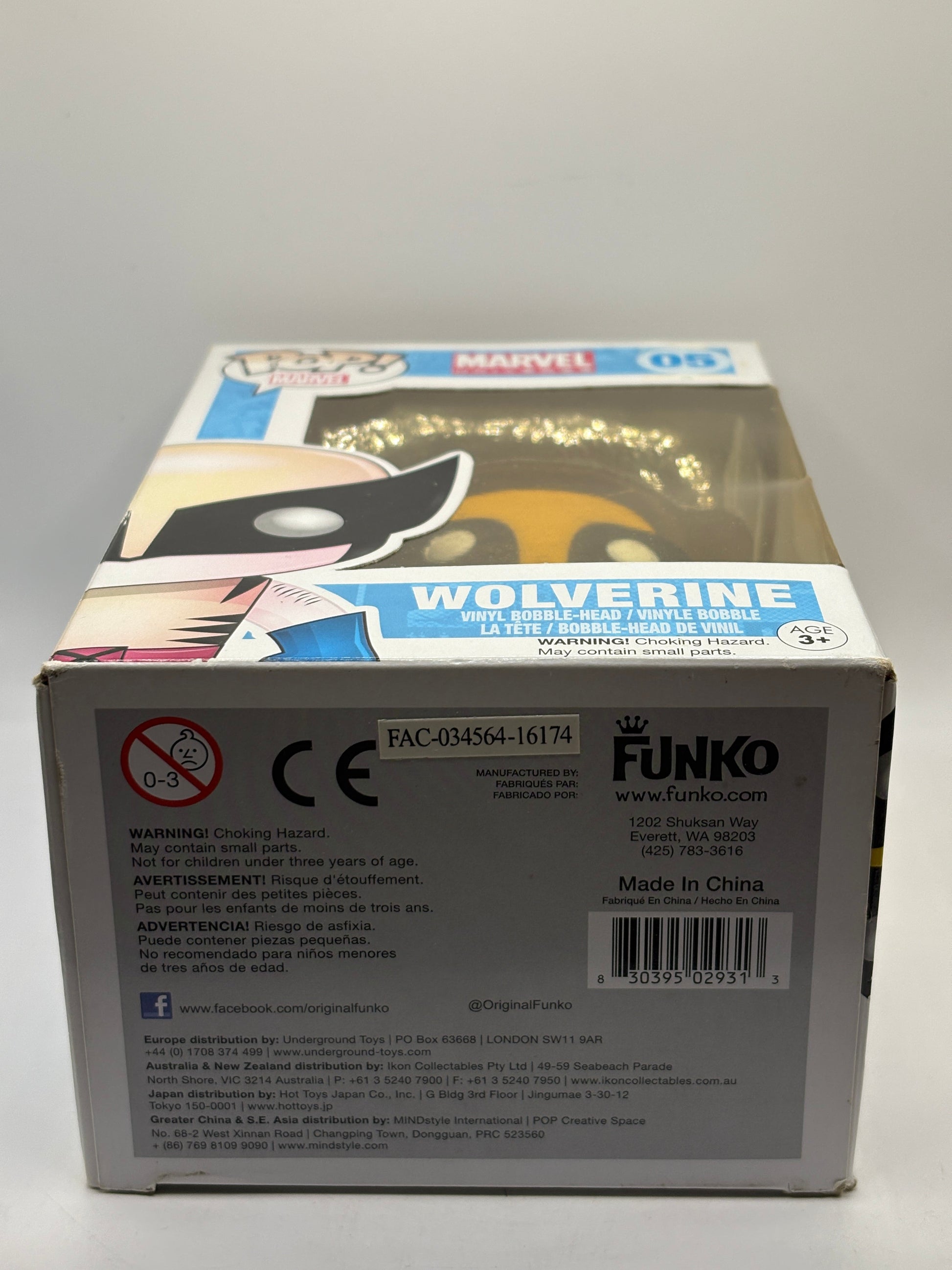 Funko POP! Marvel Universe Wolverine #05 Box Damage FRENLY BRICKS - Open 7 Days
