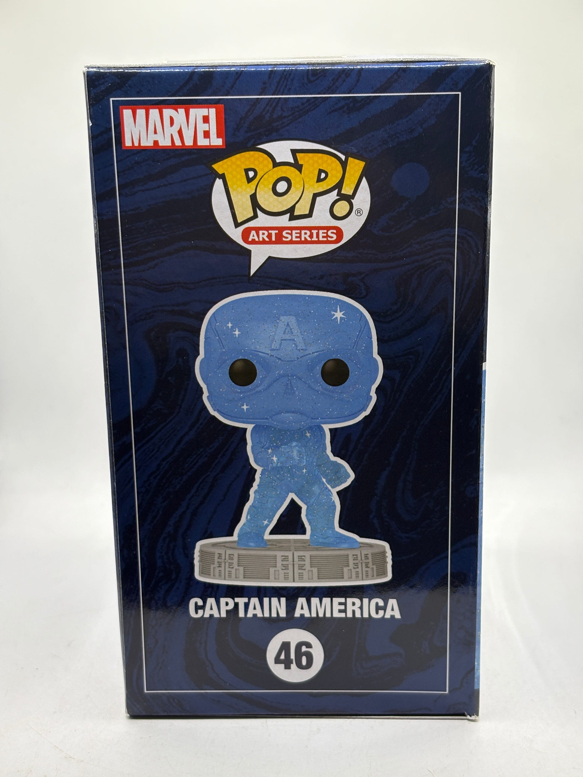 Funko POP! Art Series Infinity Saga #46 Captain America Bobble-Head image 4
