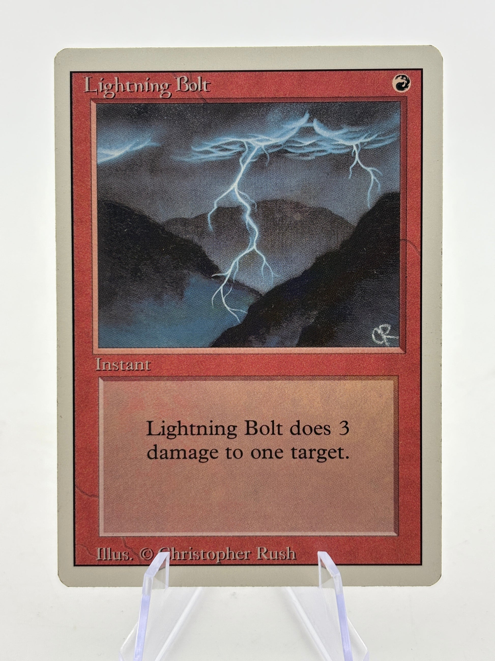 Magic The Gathering Vintage - 1993 Lightning Bolt Unlimited MP FRENLY BRICKS - Open 7 Days
