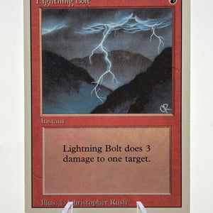 Magic The Gathering Vintage - 1993 Lightning Bolt Unlimited MP FRENLY BRICKS - Open 7 Days