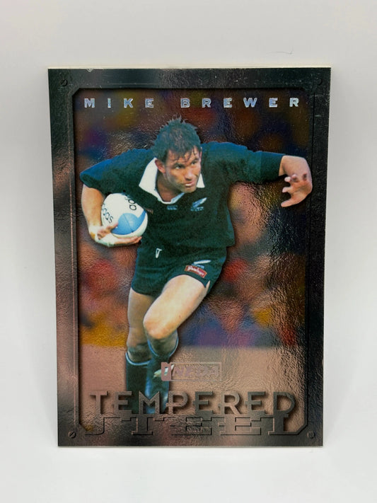 1997 Ineda NZ All Black Trading Cards Tempered Steel Subset TS9 Richard Loe #0199/1000 FRENLY BRICKS - Open 7 Days