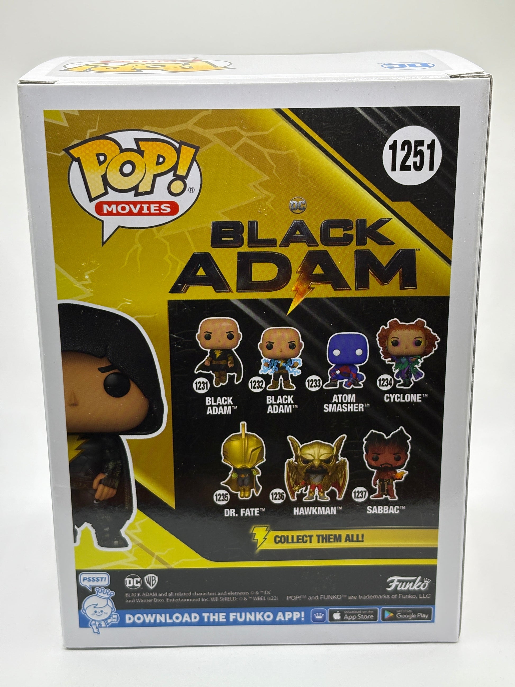 Funko POP! Movies Black Adam #1251 Black Adam 2022 Winter Con FRENLY BRICKS - Open 7 Days