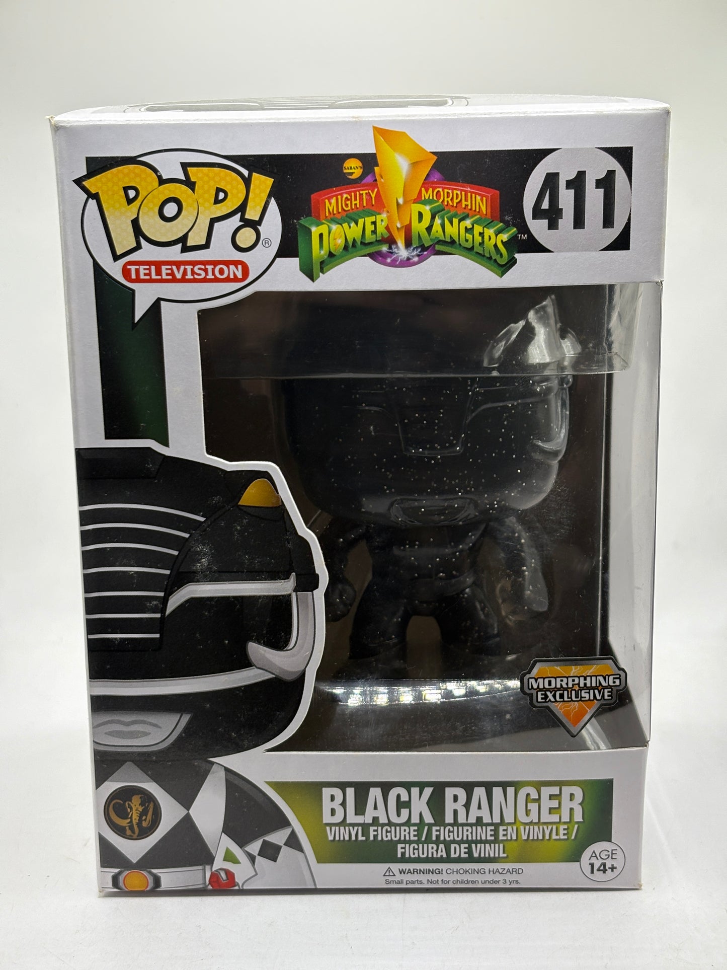 Funko POP! Television Power Rangers #411 Black Ranger Morphing Exclusive