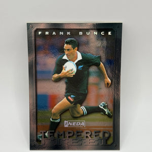 1997 Ineda NZ All Black Trading Cards Tempered Steel TS4 Frank Bunce #0923/1000 FRENLY BRICKS - Open 7 Days