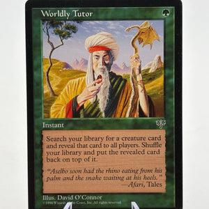 Magic The Gathering Vintage 1996 - Worldly Tutor (255) MP (1) FRENLY BRICKS - Open 7 Days
