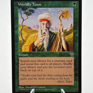 Magic The Gathering Vintage 1996 - Worldly Tutor (255) LP (2) FRENLY BRICKS - Open 7 Days