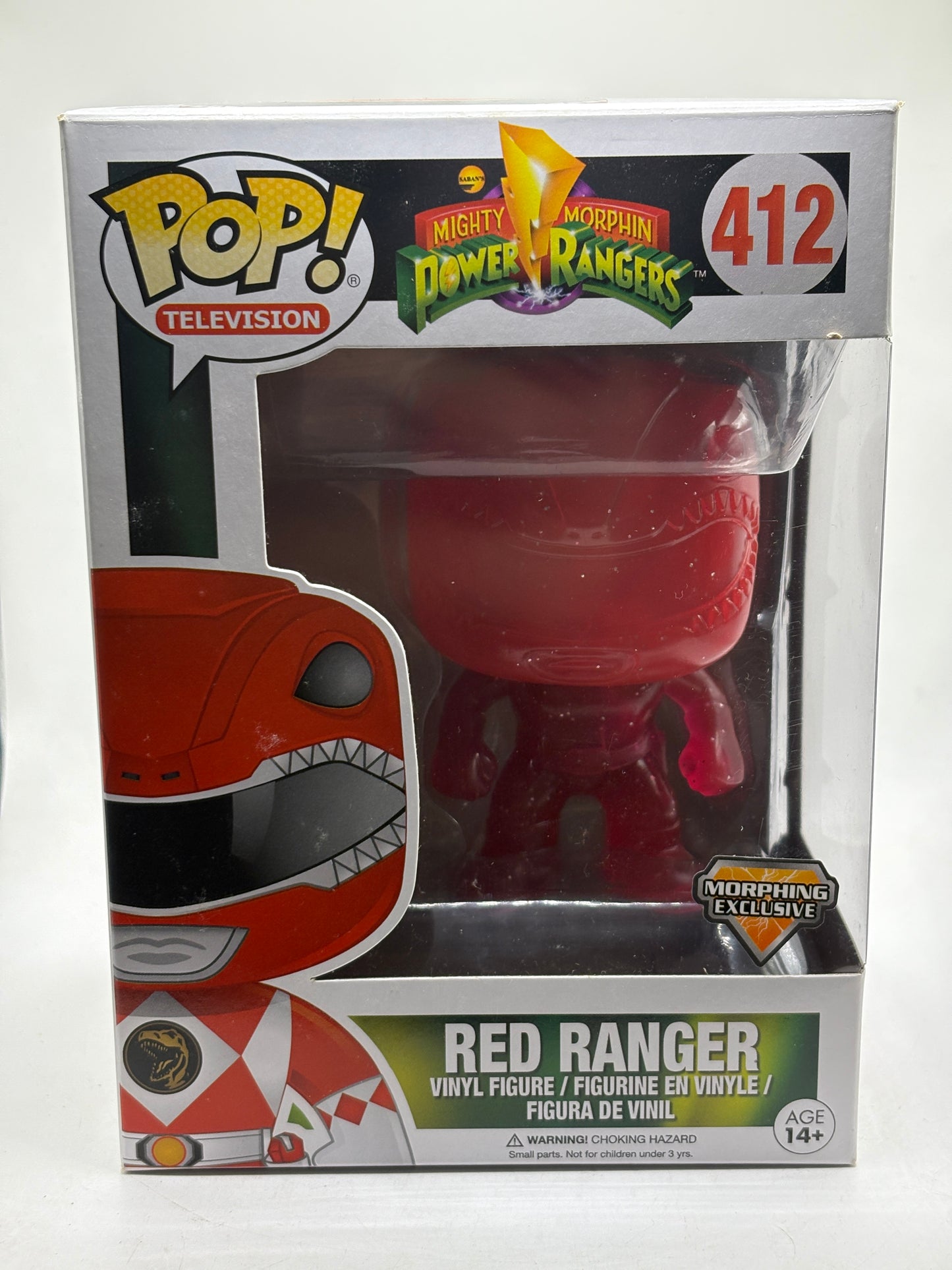 Funko POP! Television Power Rangers #412 Red Ranger Morphing Exclusive
