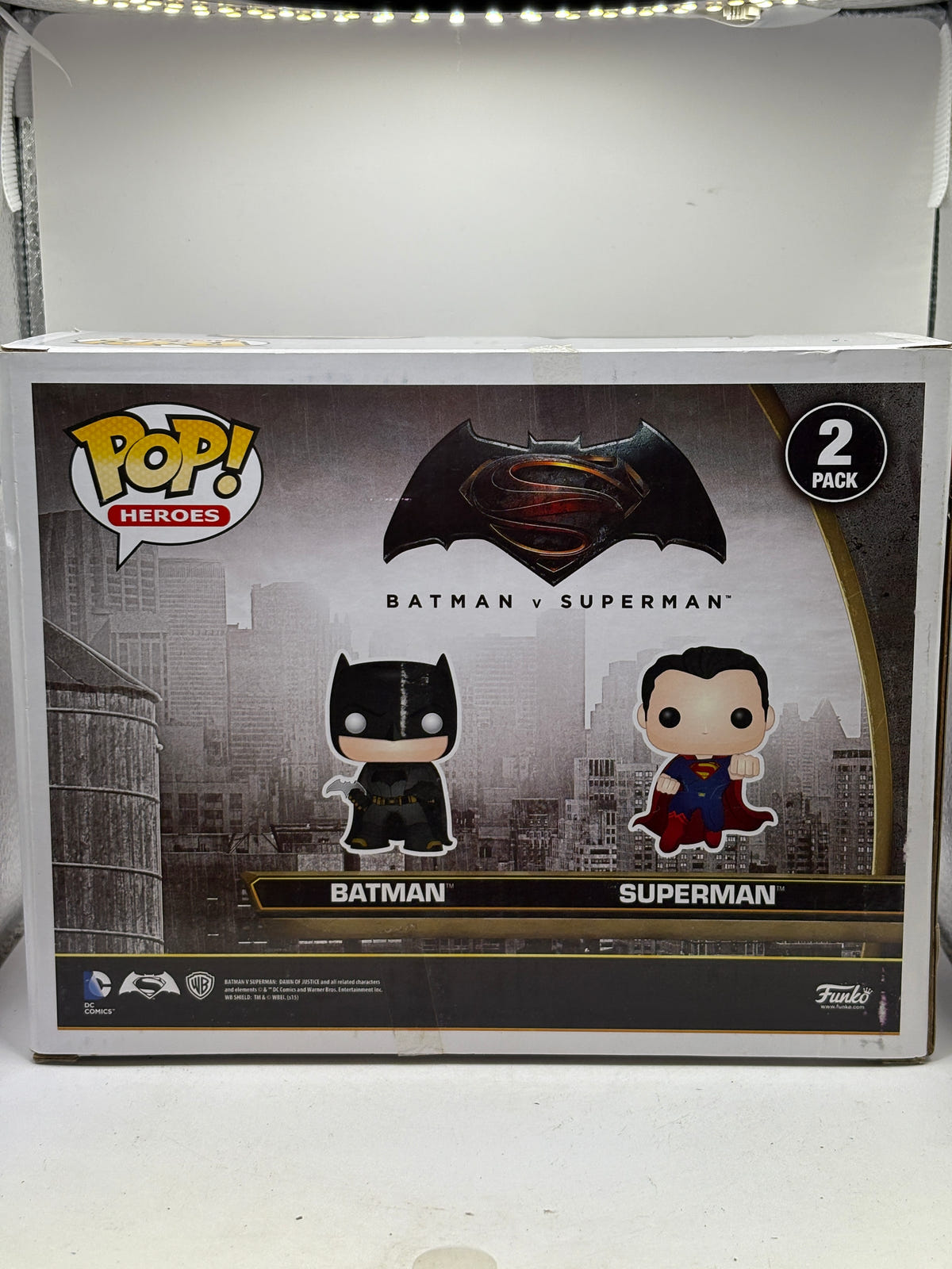 Funko POP! Heroes Batman vs Superman 2 Pack Vinyl Figures image 3
