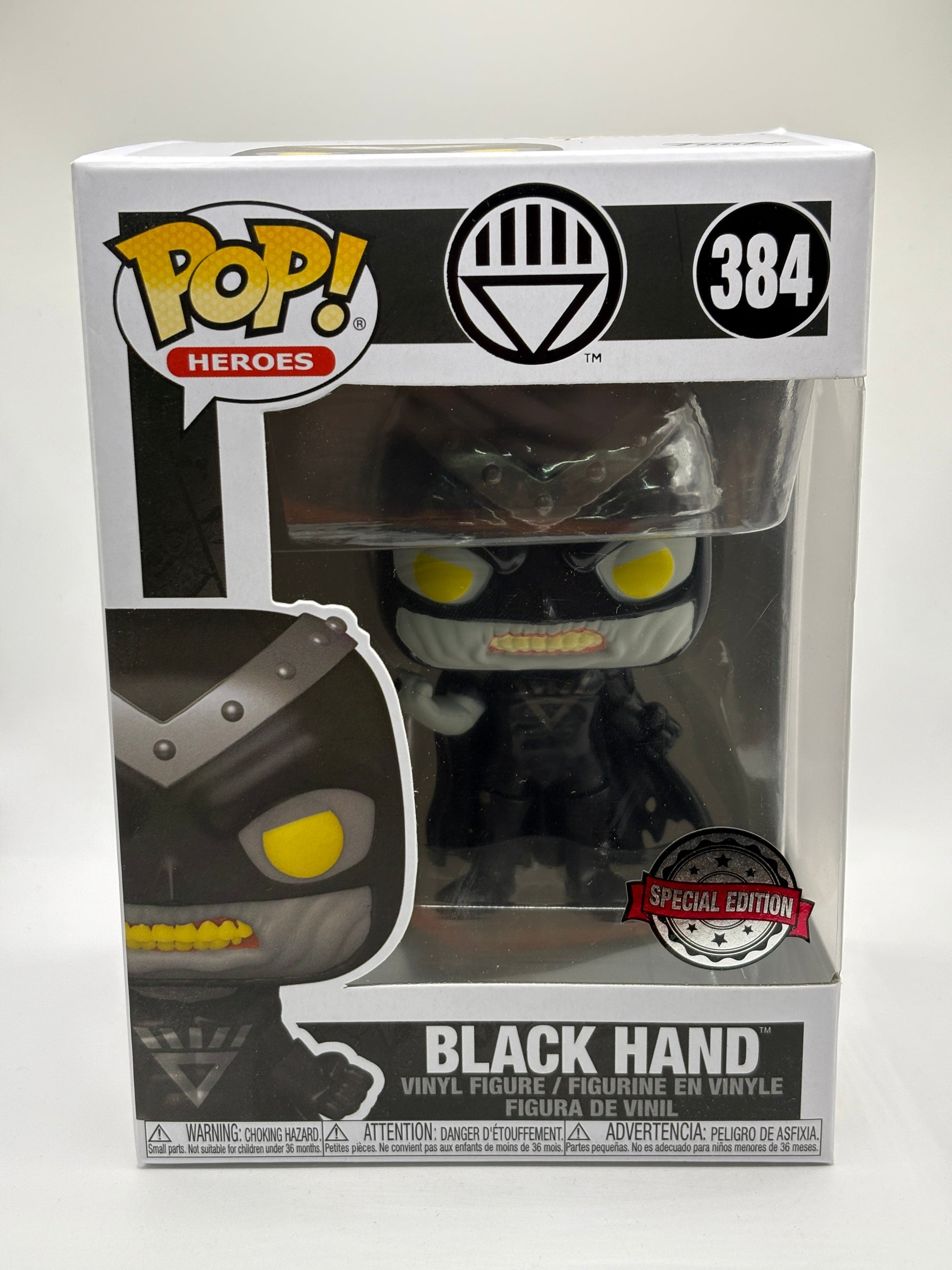 Funko POP! Heroes Black Lanterns #384 Black Hand Special Edition FRENLY BRICKS - Open 7 Days