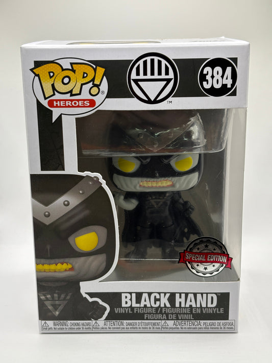 Funko POP! Heroes Black Lanterns #384 Black Hand Special Edition FRENLY BRICKS - Open 7 Days