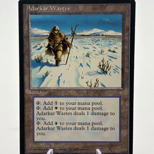 Magic The Gathering Vintage 1995 - Adarkar Wastes Land MP Rare FRENLY BRICKS - Open 7 Days