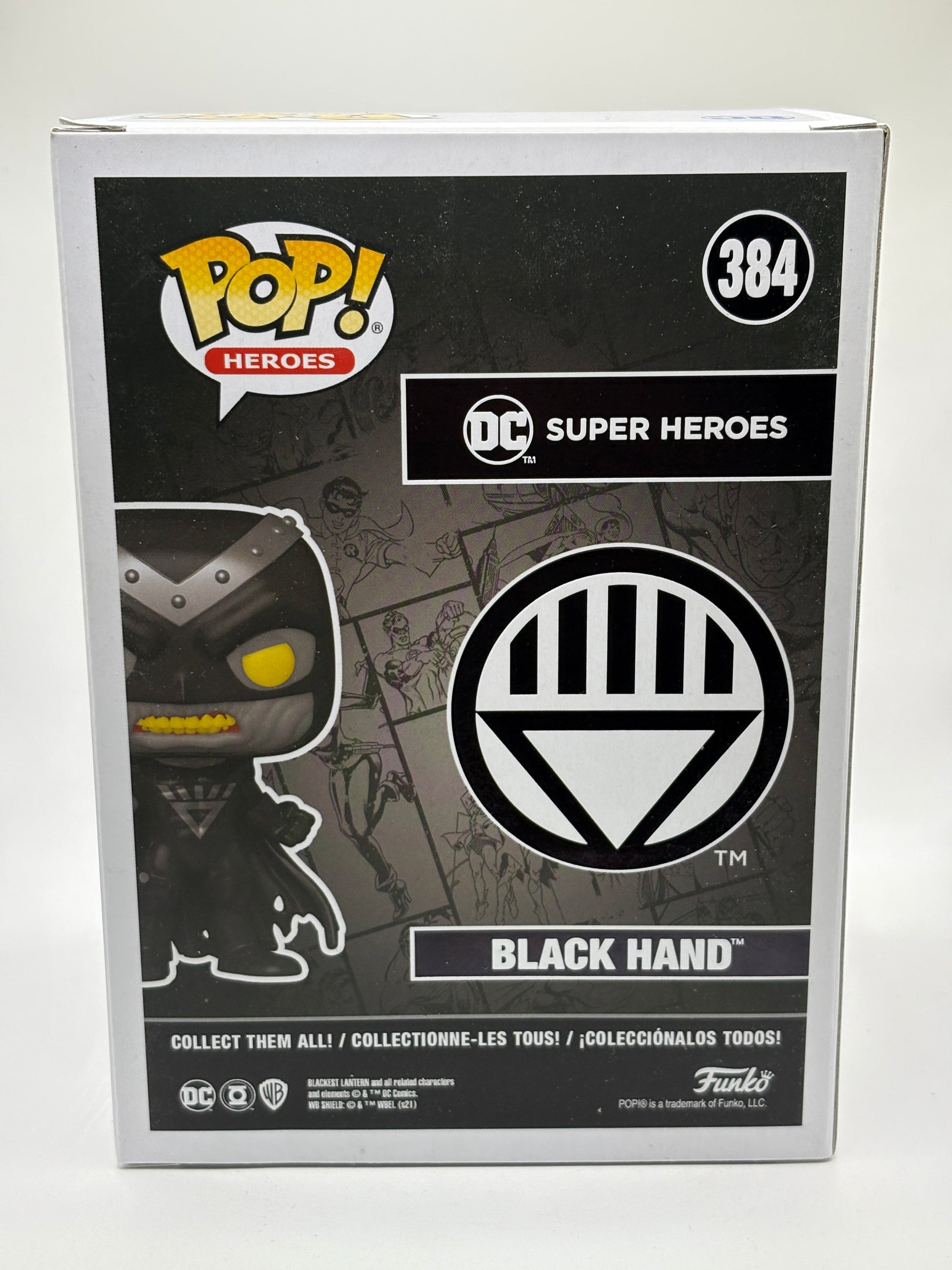 Funko POP! Heroes Black Lanterns #384 Black Hand Special Edition FRENLY BRICKS - Open 7 Days