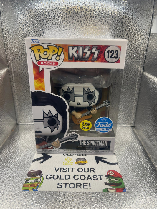 Funko POP! KISS: The Spaceman - Glow in The Dark Collectible - Online Exclusive FRENLY BRICKS - Open 7 Days