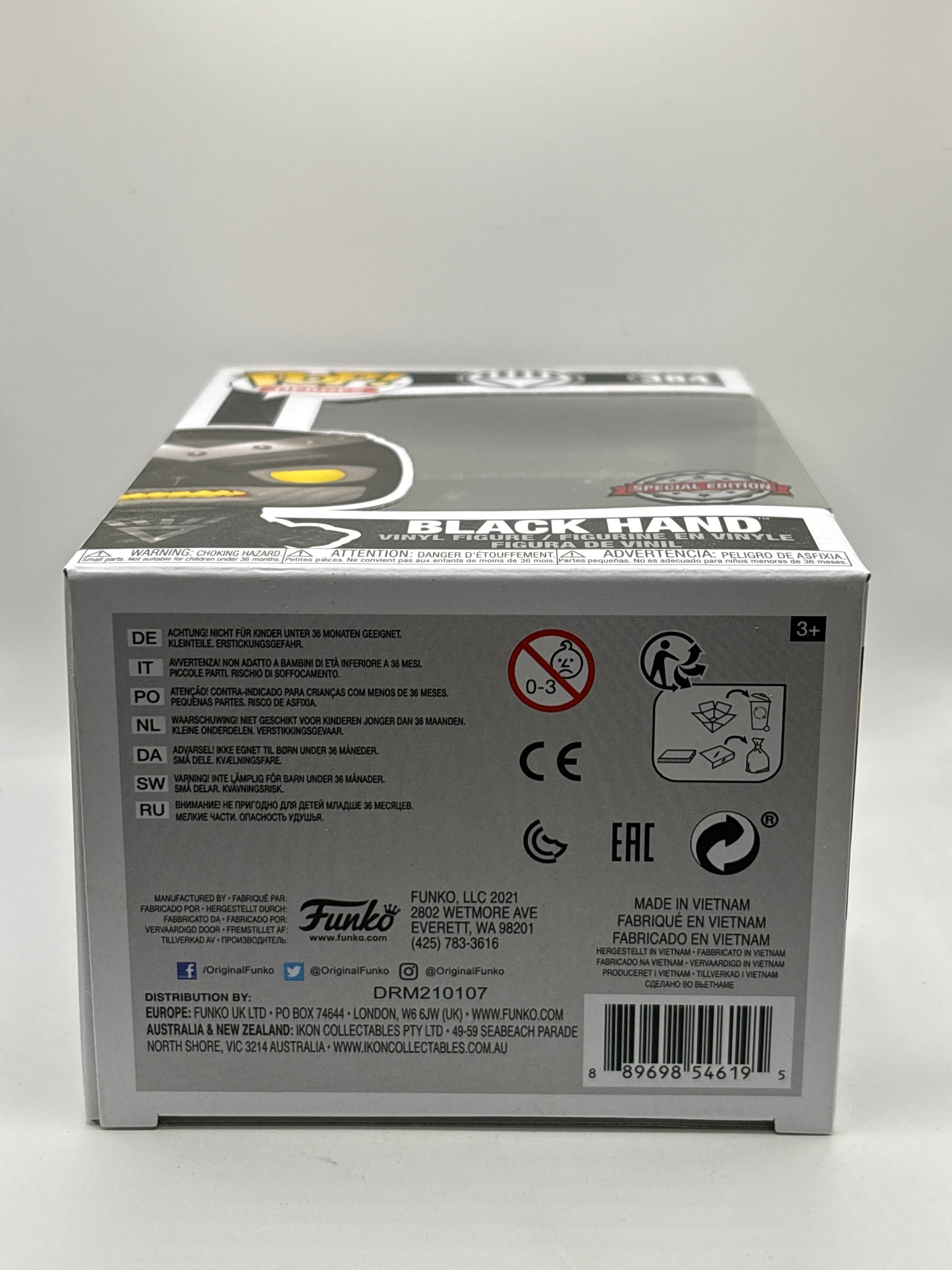 Funko POP! Heroes Black Lanterns #384 Black Hand Special Edition FRENLY BRICKS - Open 7 Days