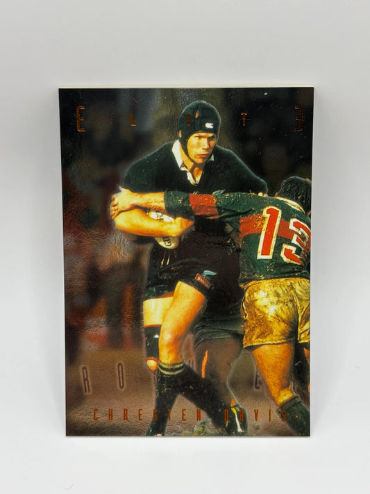 1997 Ineda NZ All Black Trading Cards Elite Rookies ER2 Chresten Davis #0729/2000 FRENLY BRICKS - Open 7 Days